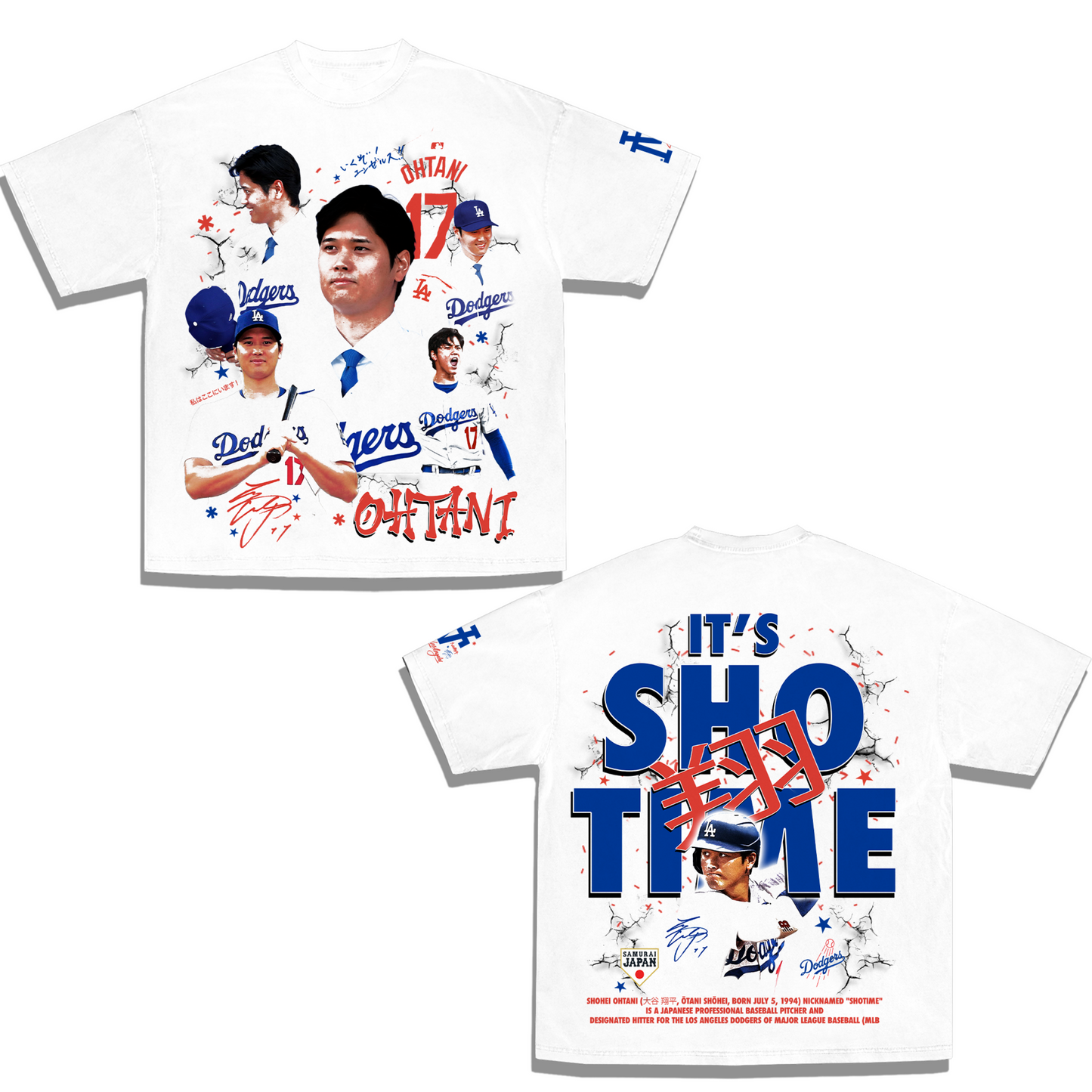 *PRE ORDER* SHO OHTANI "SHOW TIME" LA DODGERS TEE *LIMITED PIECES*