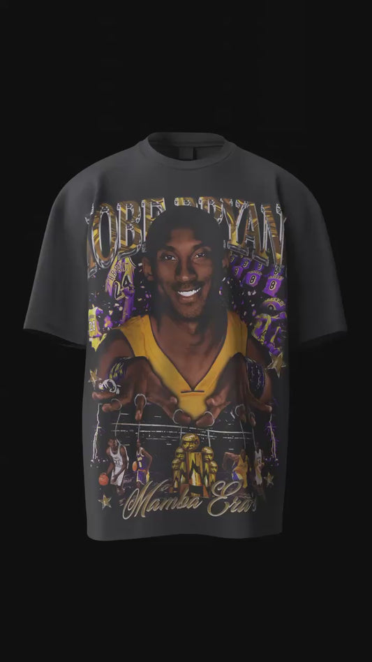 *PRE-ORDER* KOBE MAMBA PUPPET MASTER BLACK T-SHIRT LIMITED PIECES